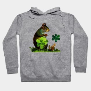 St Patrick's Day Squirrel Hoodie